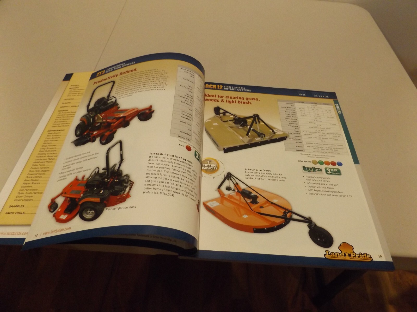 LAND PRIDE PRODUCT GUIDE Over 300 Products To Fit Your Lifestyle, 7/1/16