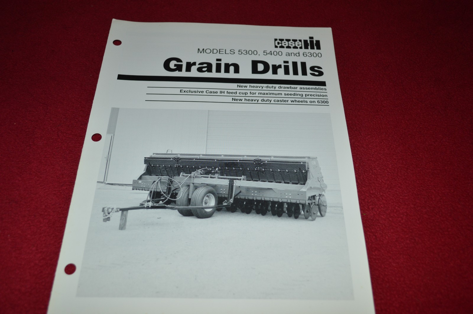 Case International 5300 5400 6300 Grain Drill Dealers Brochure AMIL7