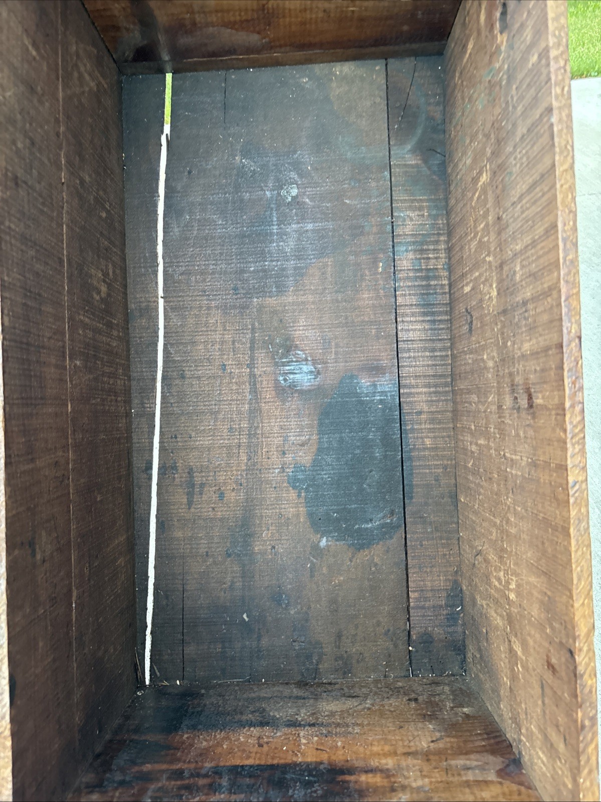 Antique Wooden Crate F. Mayer Boot & Shoe Co Milwaukee Wisconsin Wood Box