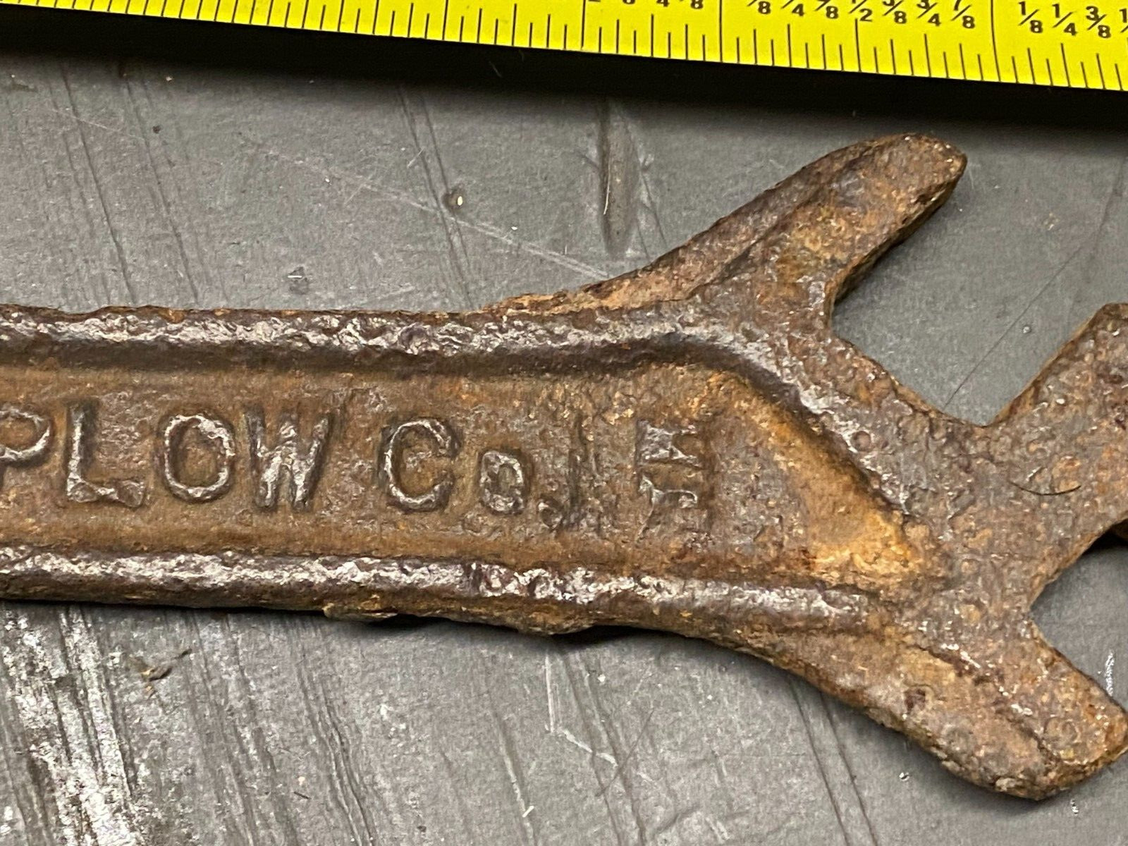 BAILOR PLOW Co. Vintage Cultivator Wrench #C49 BAILOR PLOW Atchison Kansas FARM