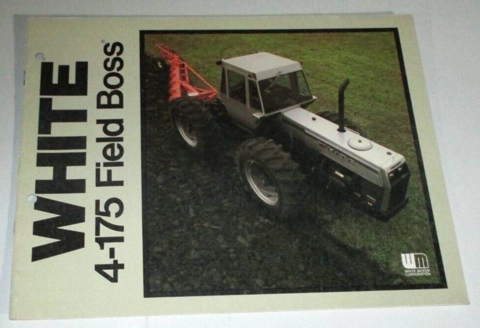 *White 4-175 Field Boss Tractor Sales Brochure Literature Advertising P259