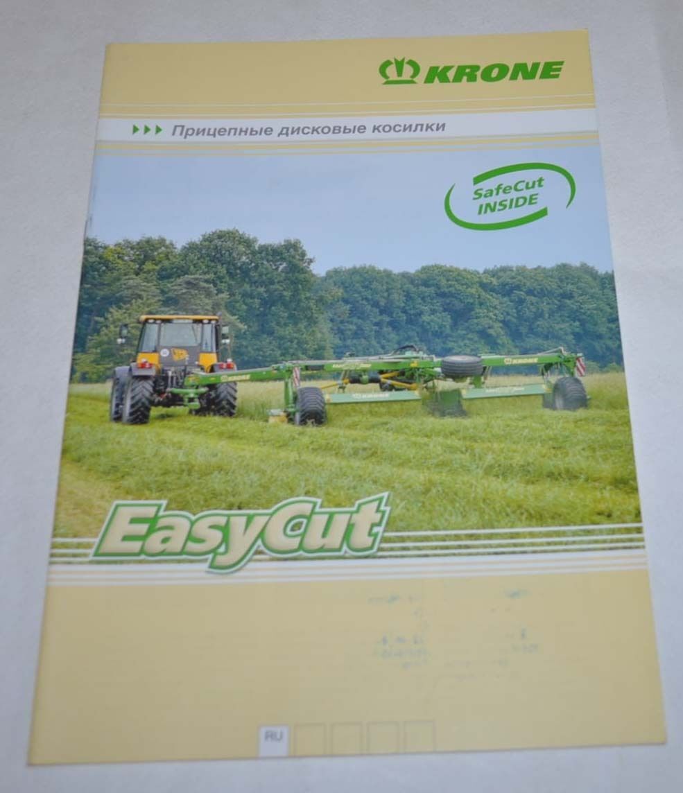 Krone Trailed disc mowers Tractor Traktor Landmaschinen Brochure Prospekt