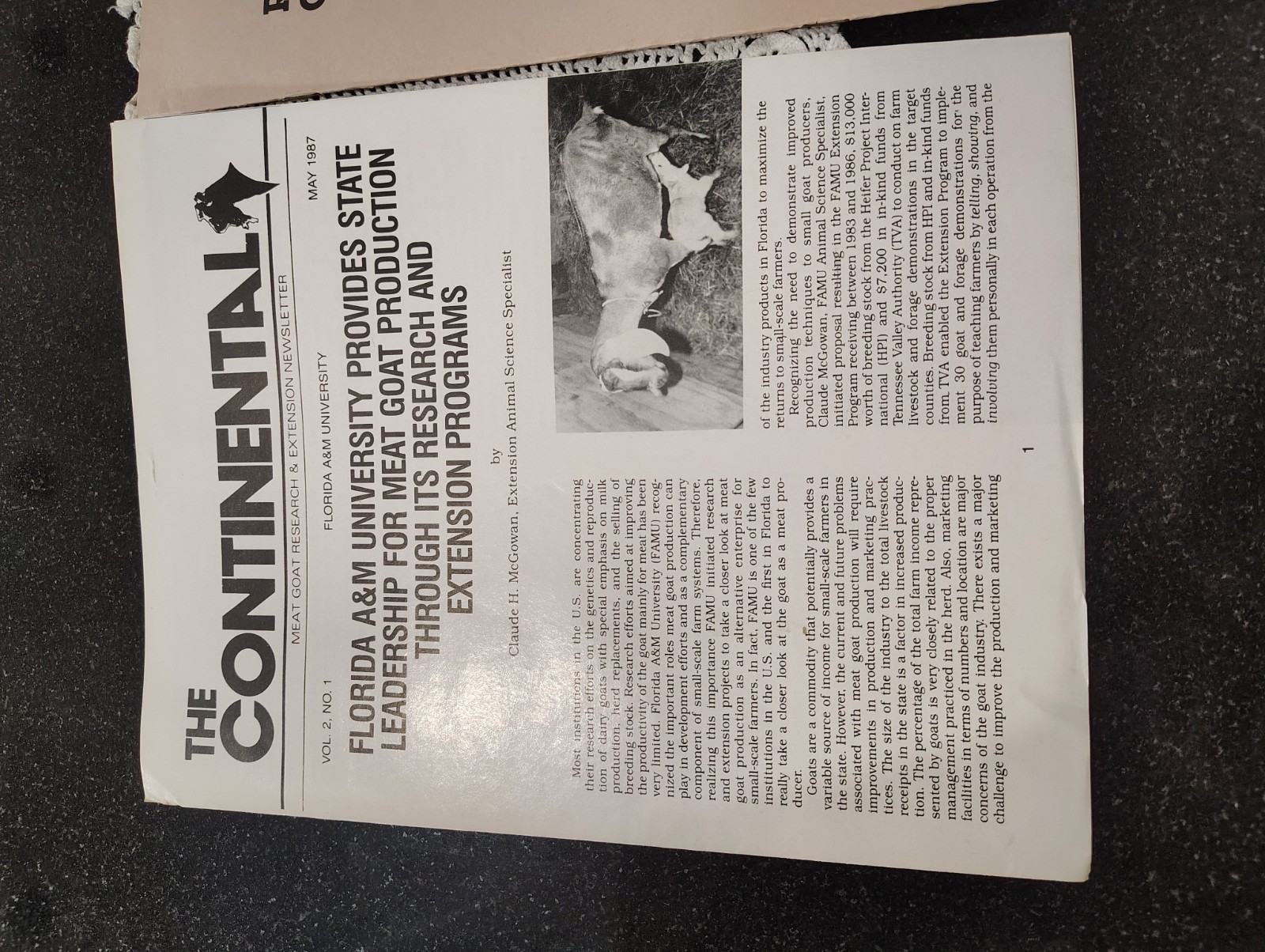 vintage Raising Goats fl brochures booklet 1980s farming Agriculture