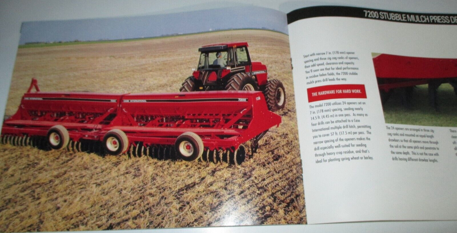 Case IH 6300 7100 7200 8500 Wheatland Grain Drill Sales Brochure Literature OEM!