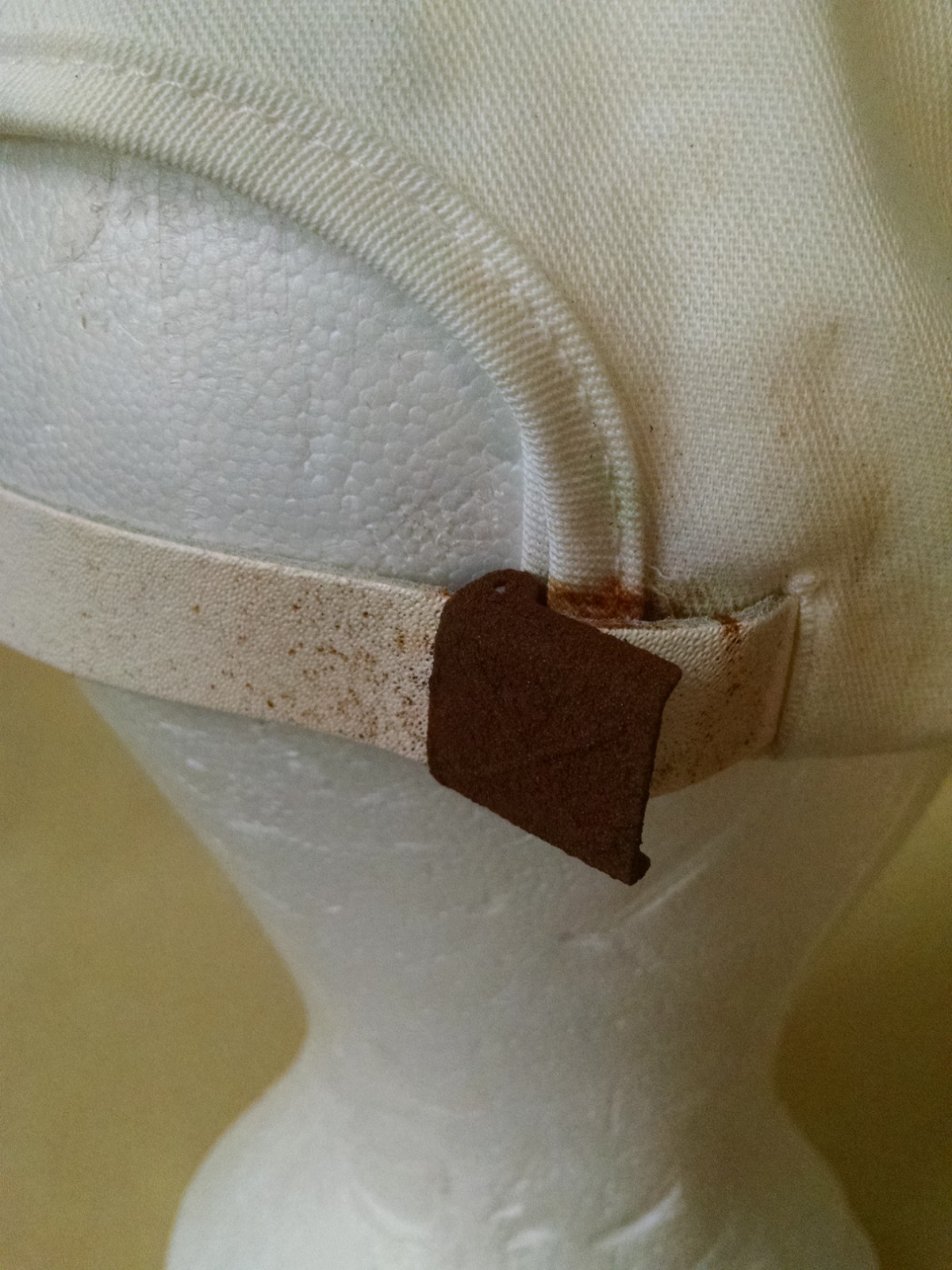 Acre Hat Baseball Ball Cap White Rope Patch Leather Strapback Buckle K Brands