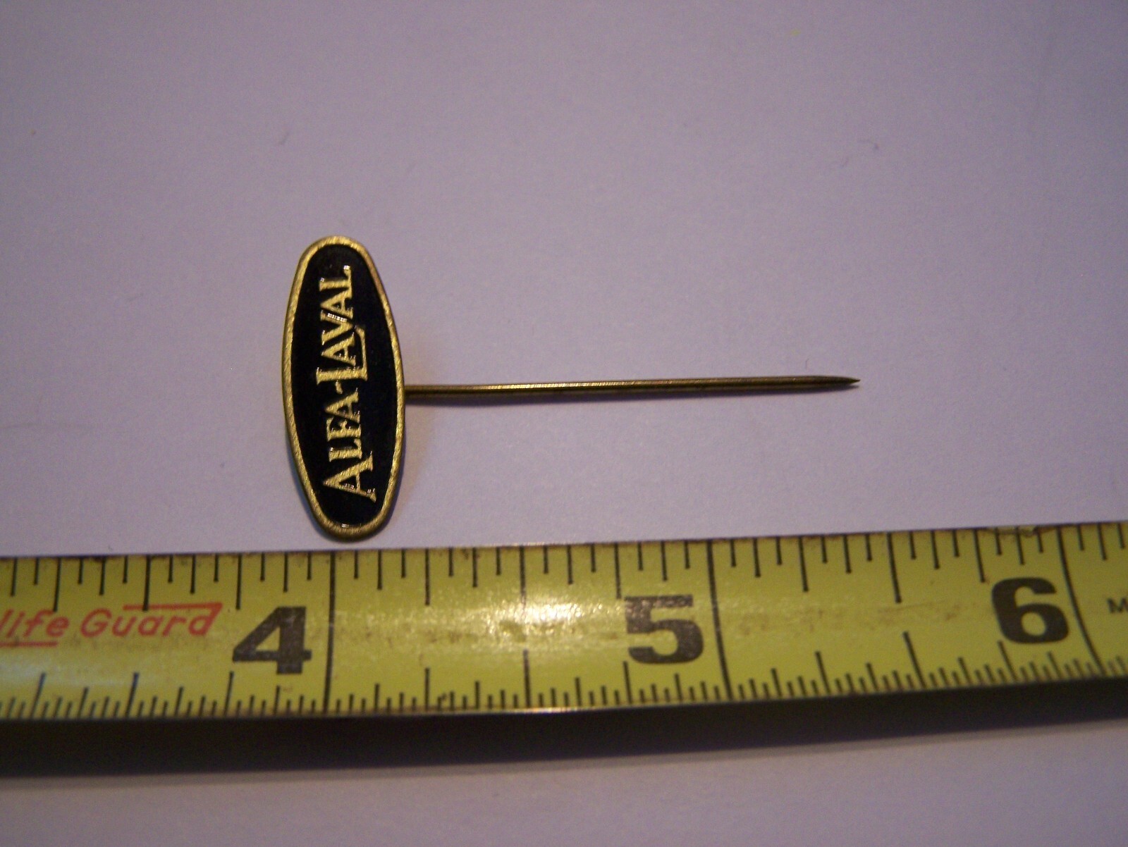 ALFA LAVAL Dairy Equipment Hat Lapel Pin Cream Milk Separator Milker Farm NICE!