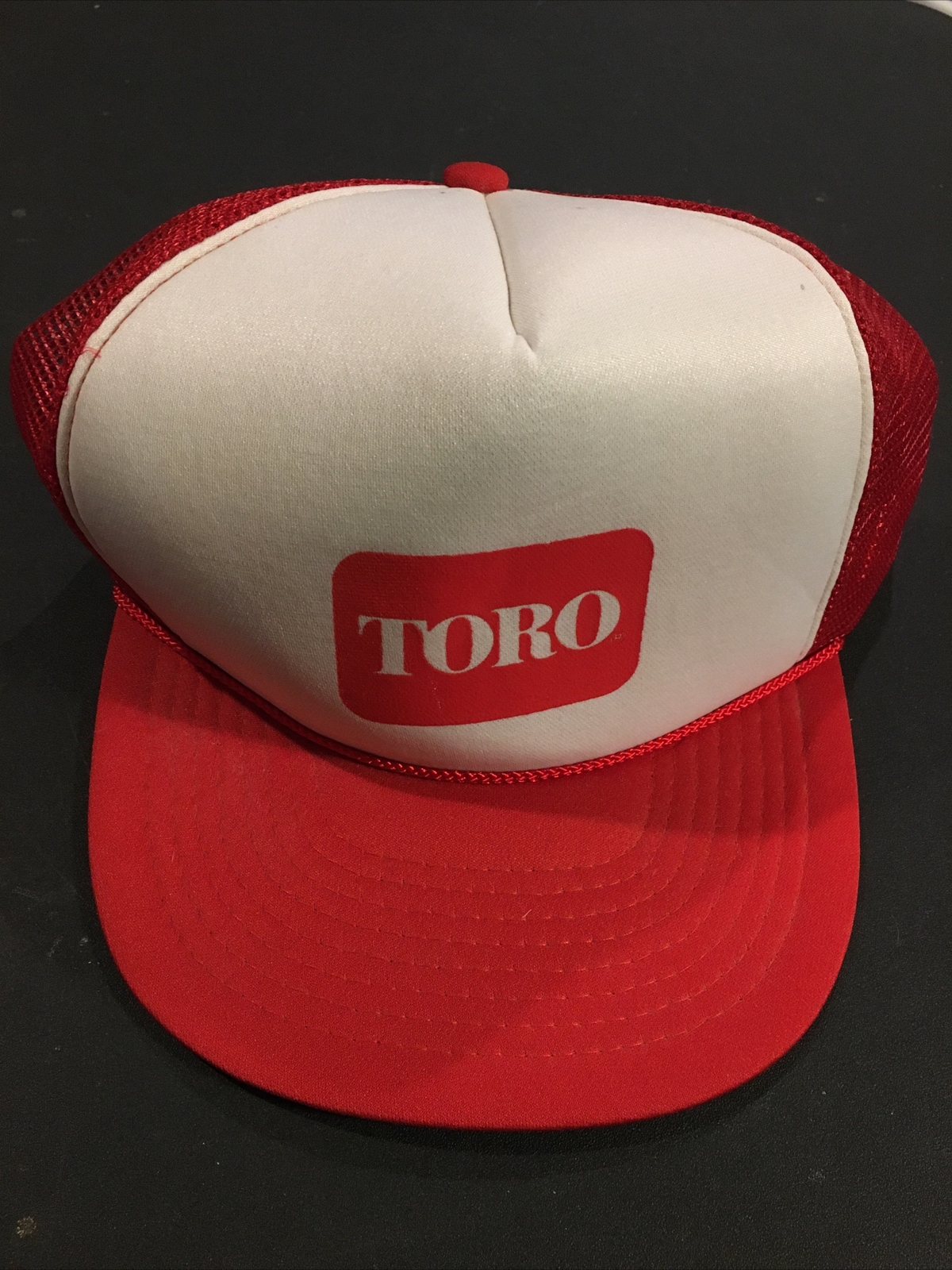 Vintage Toro Mowers Tractors Snap Back Truckers Hat Nice!!