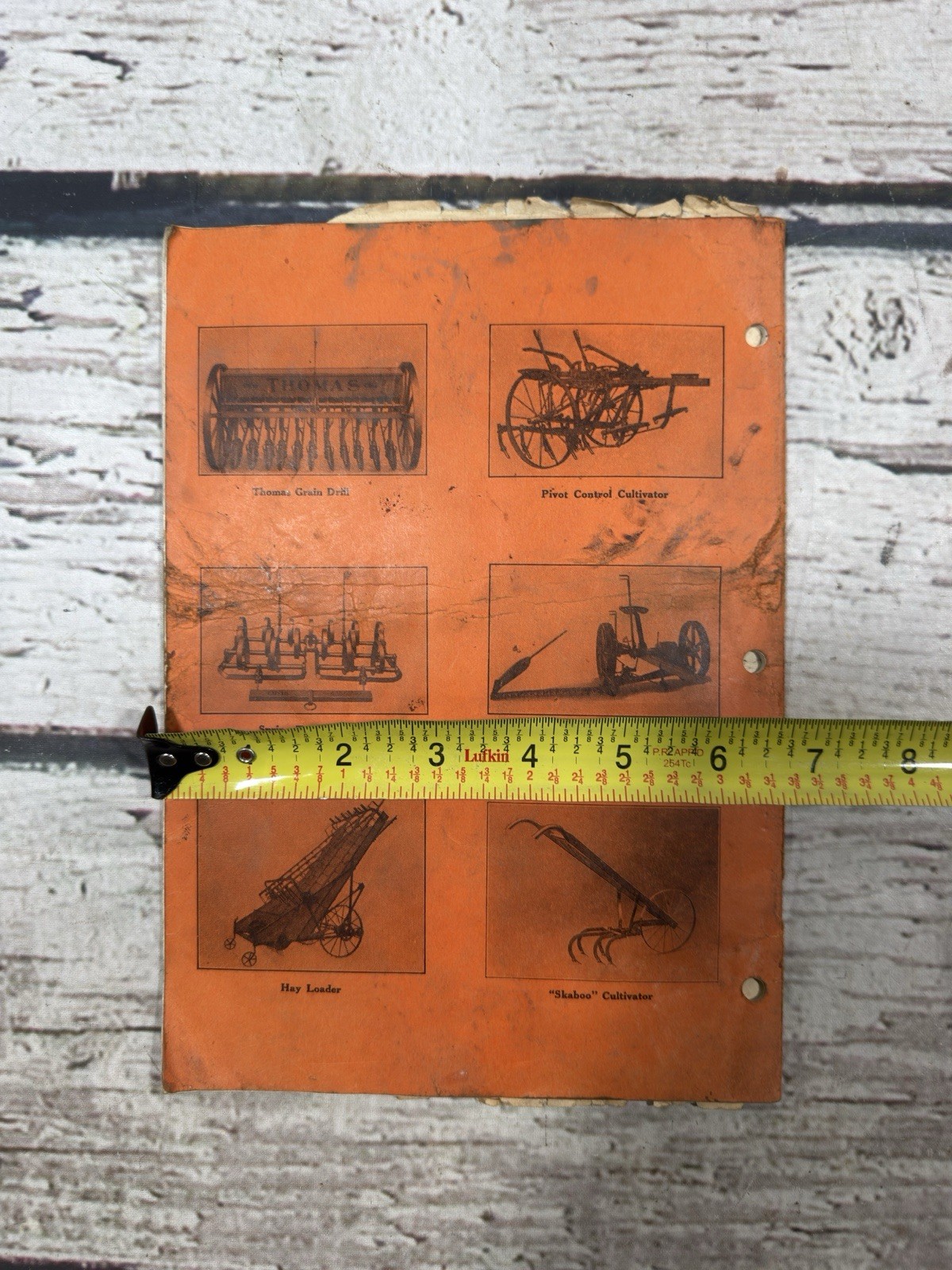 VTG Ohio Famous Black Hawk Planters Two & Four Row Repair Price List Book USA