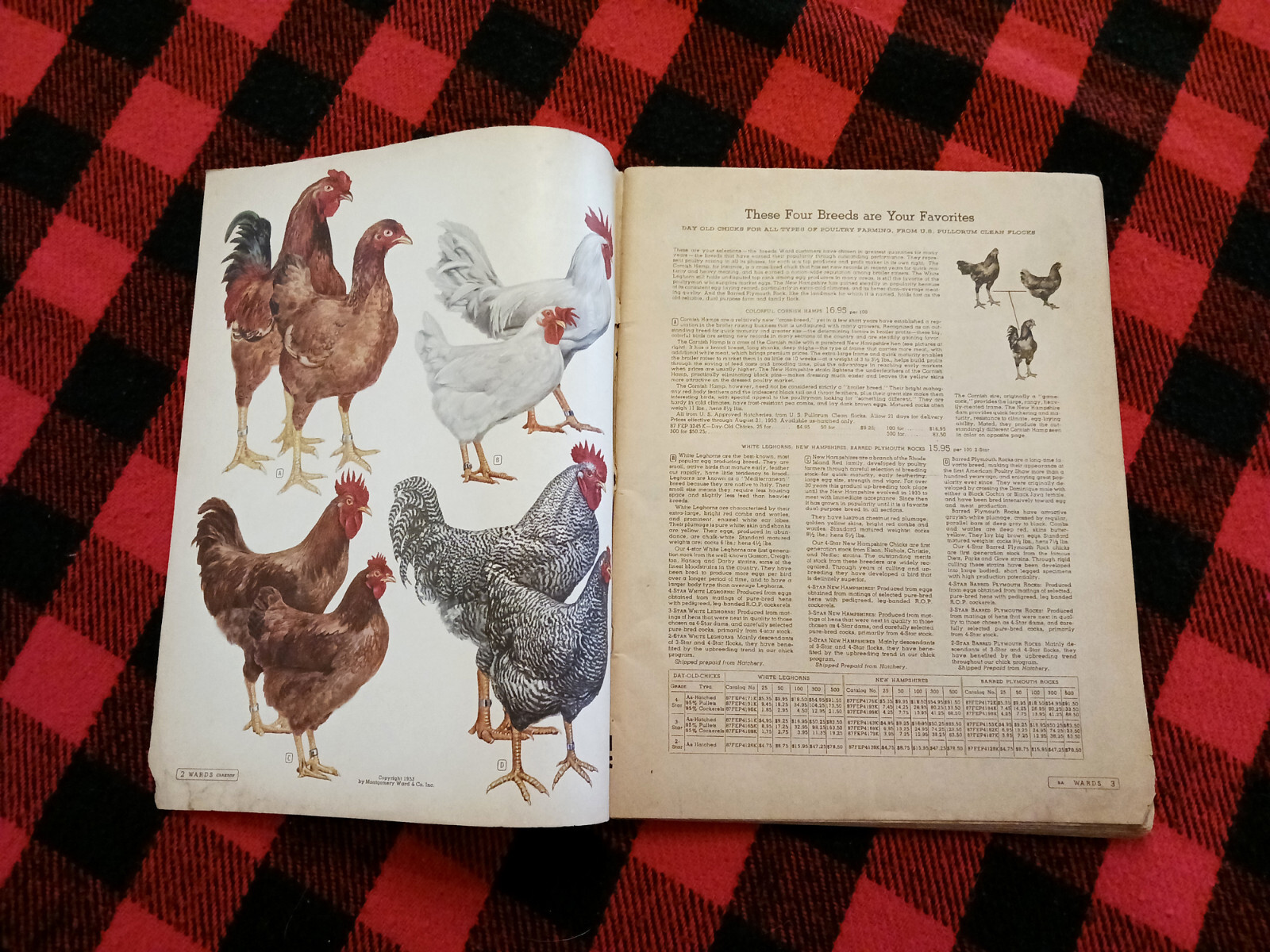 1953 Montgomery Ward Farm Catalog Wards Hoe Plow Trac Garden Tractor