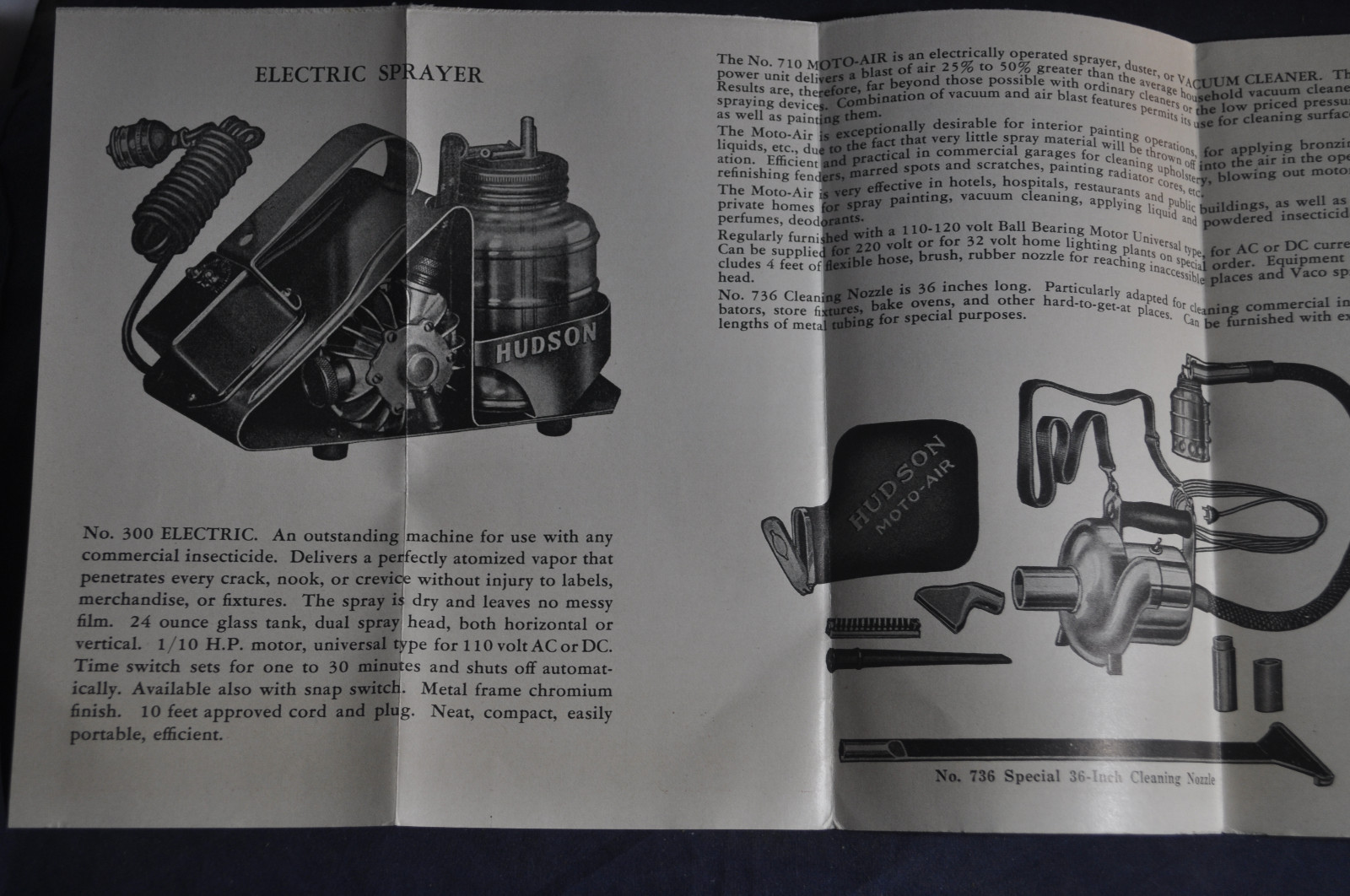 1936 Hudson Continuous Sprayers and Atomizers Brochure