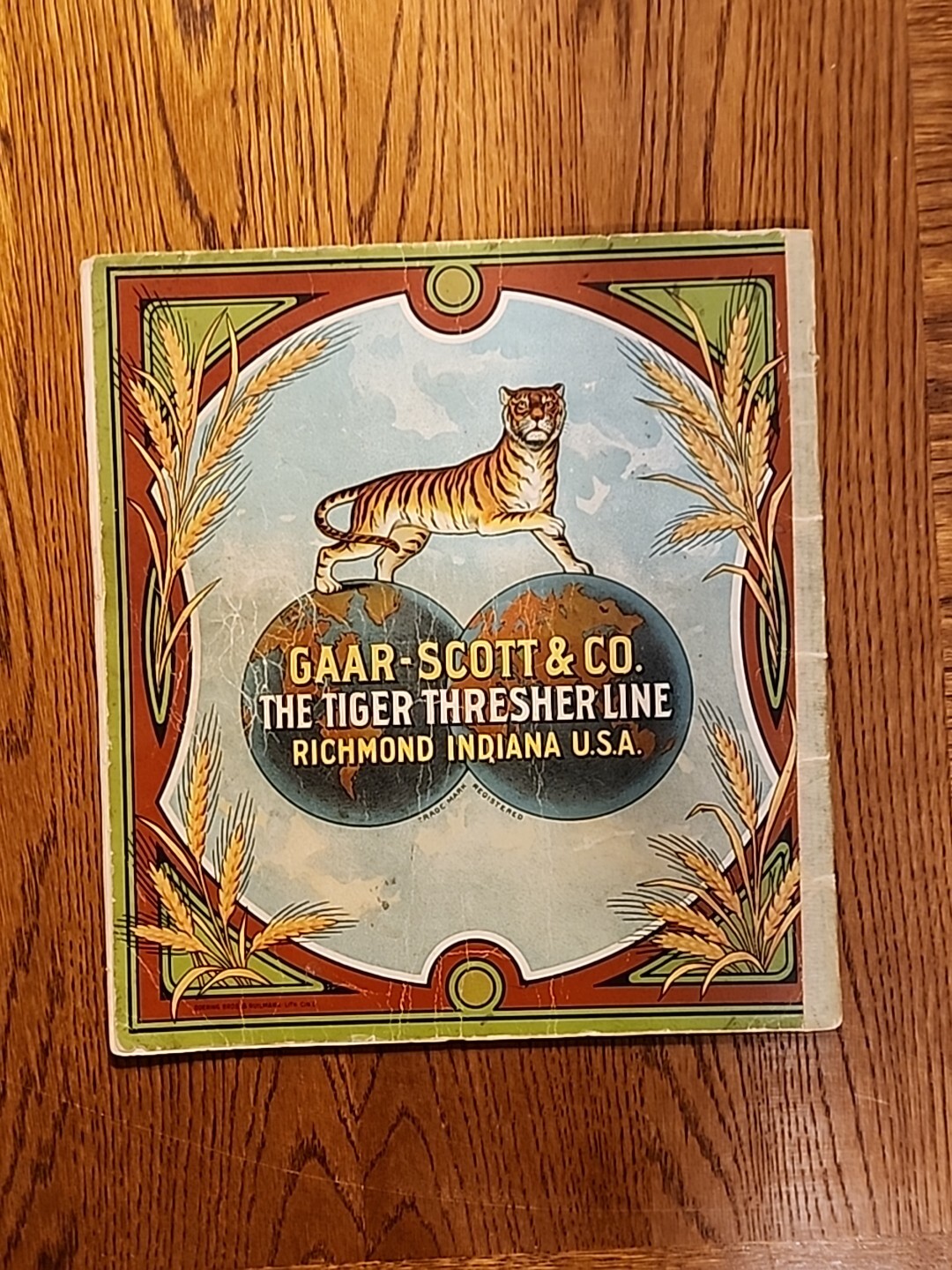 Gaar Scott Engine And Thresher Tractor Sales Brochure Catalog