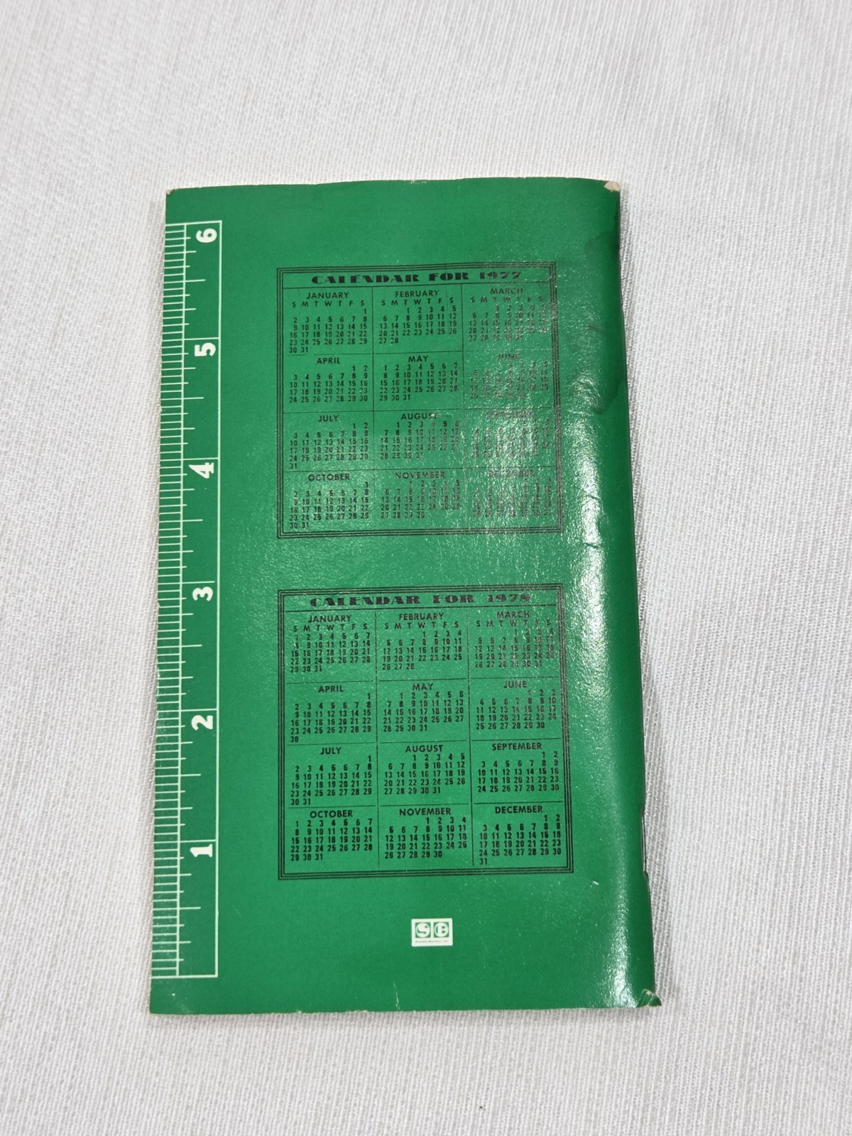 Vintage 1977 1978 Farm Ranch Field Notebook Tobacco Warehouse Ag Guide Ledger