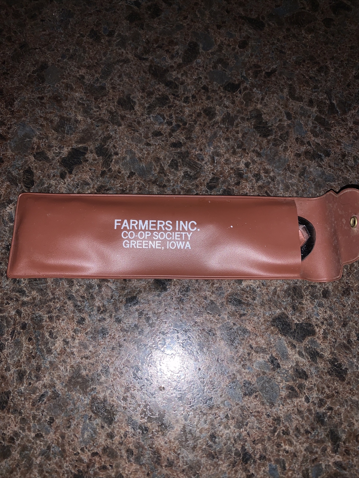 Vtg Farmers Inc. Co-Op Society – Greene, IA- Advertising Wrench With Pouch