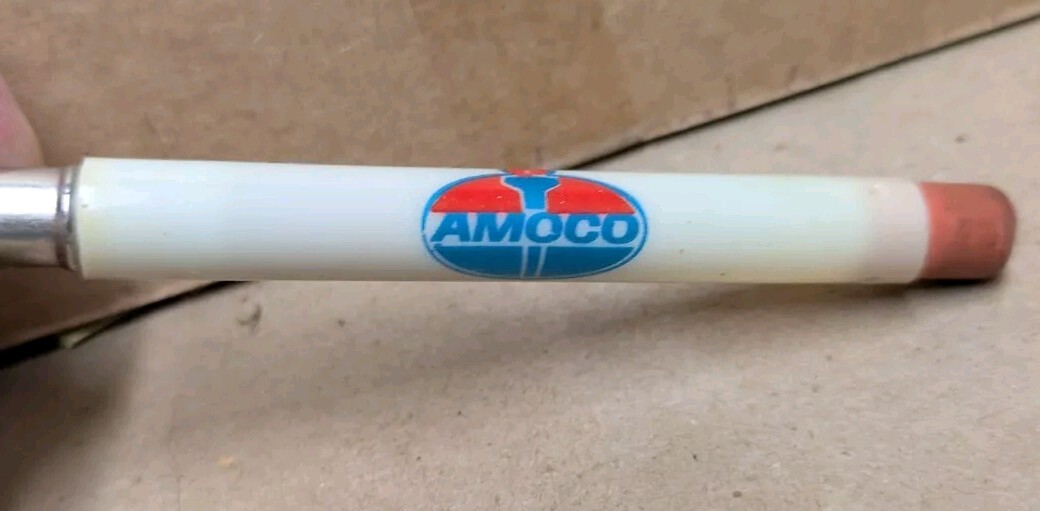 Vintage Amoco Anhydrous Ammonia ACA Crop-Mate Fertilizers Bullet Pencil