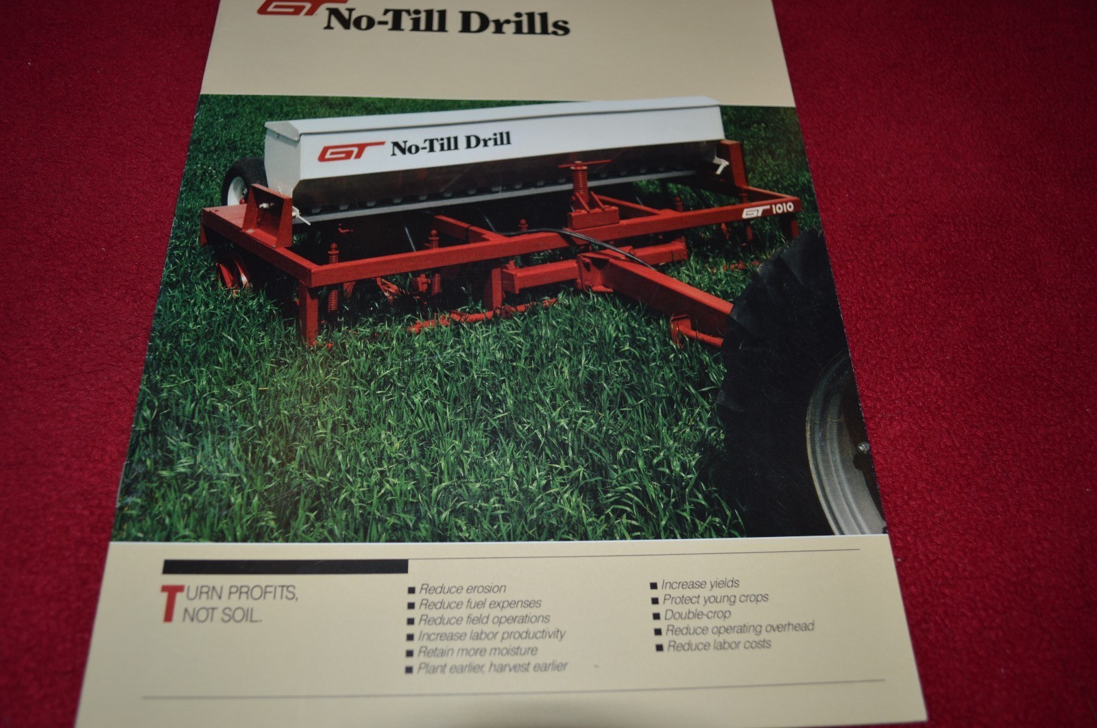 GT No Till Drills Dealers Brochure GDSD2