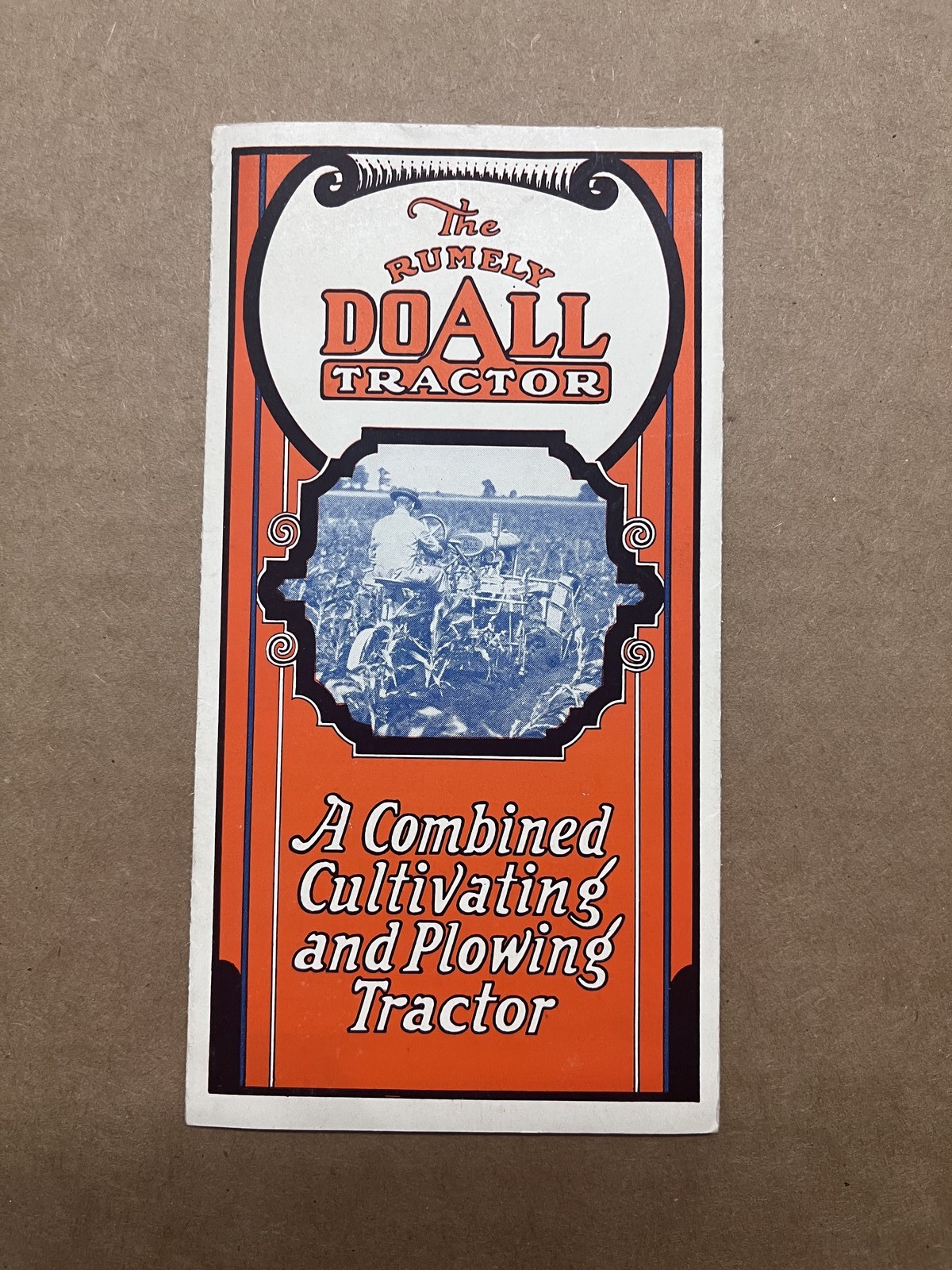 1927 Rumely DoAll Tractor Catalog Brochure Cultivating Plowing Vintage Original