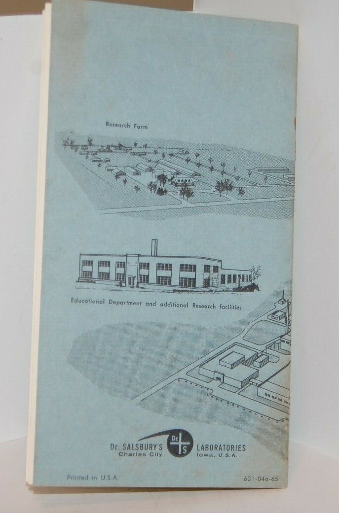 Vintage 1965 Dr Salsbury&rsquo;s Dealer Price List Supplies for Poultry Swine Mink etc