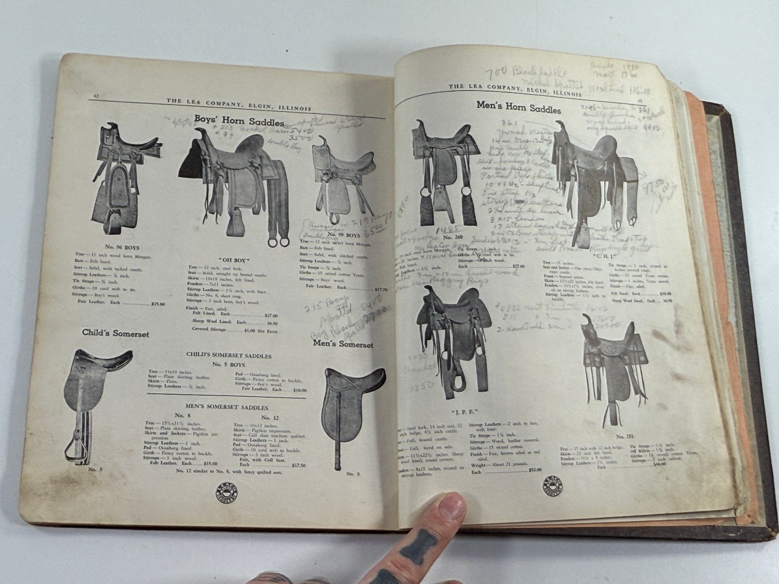 RARE 1890 Lea Co Horse Harness & Implement Catalog Book Saddles Elgin Illinois