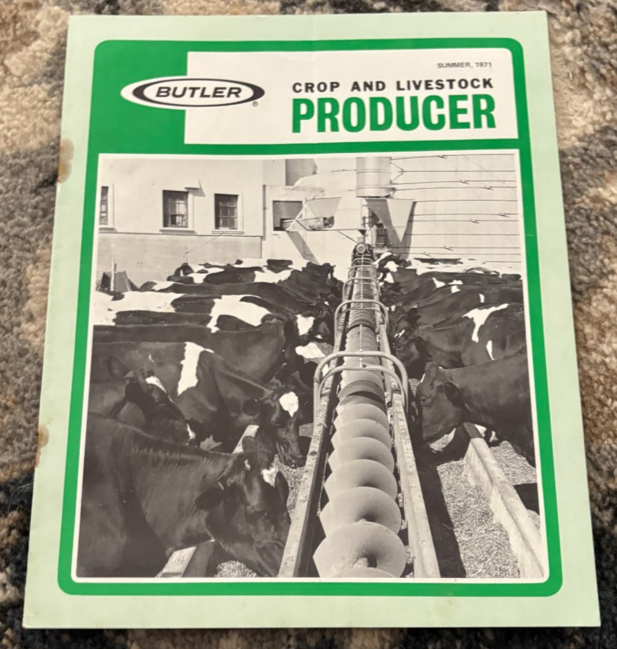Butler Equipment Crop & Livestock Producer For Summer 1971 Brochure DCPA26