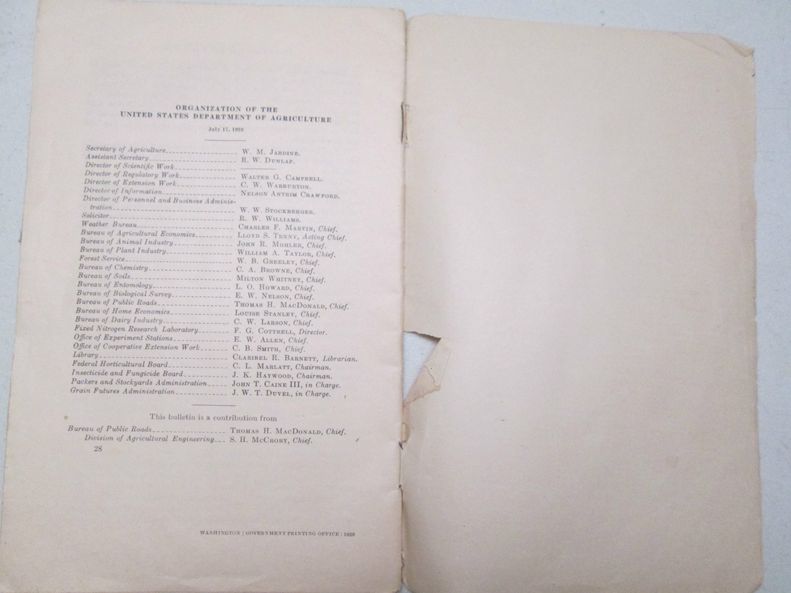 1926 US Department of Agriculture Farmers Bulletin No1279 Concrete For Farm Use