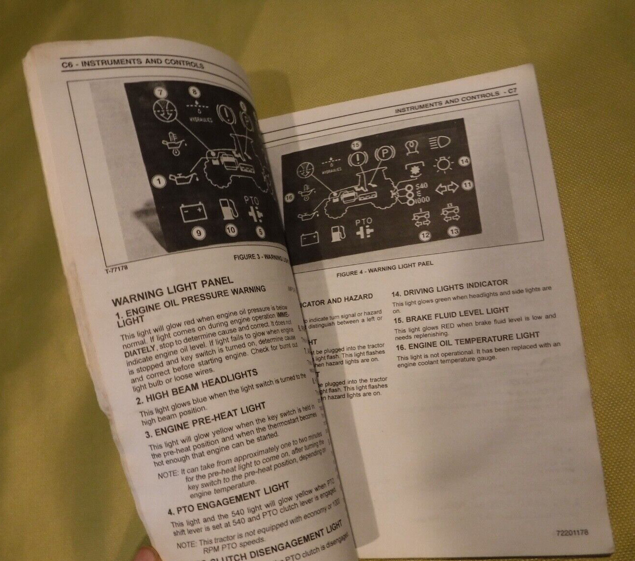 TRACTORS WHITE 6045 OPERATORS MANUAL BOOKLET 1995 VINTAGE