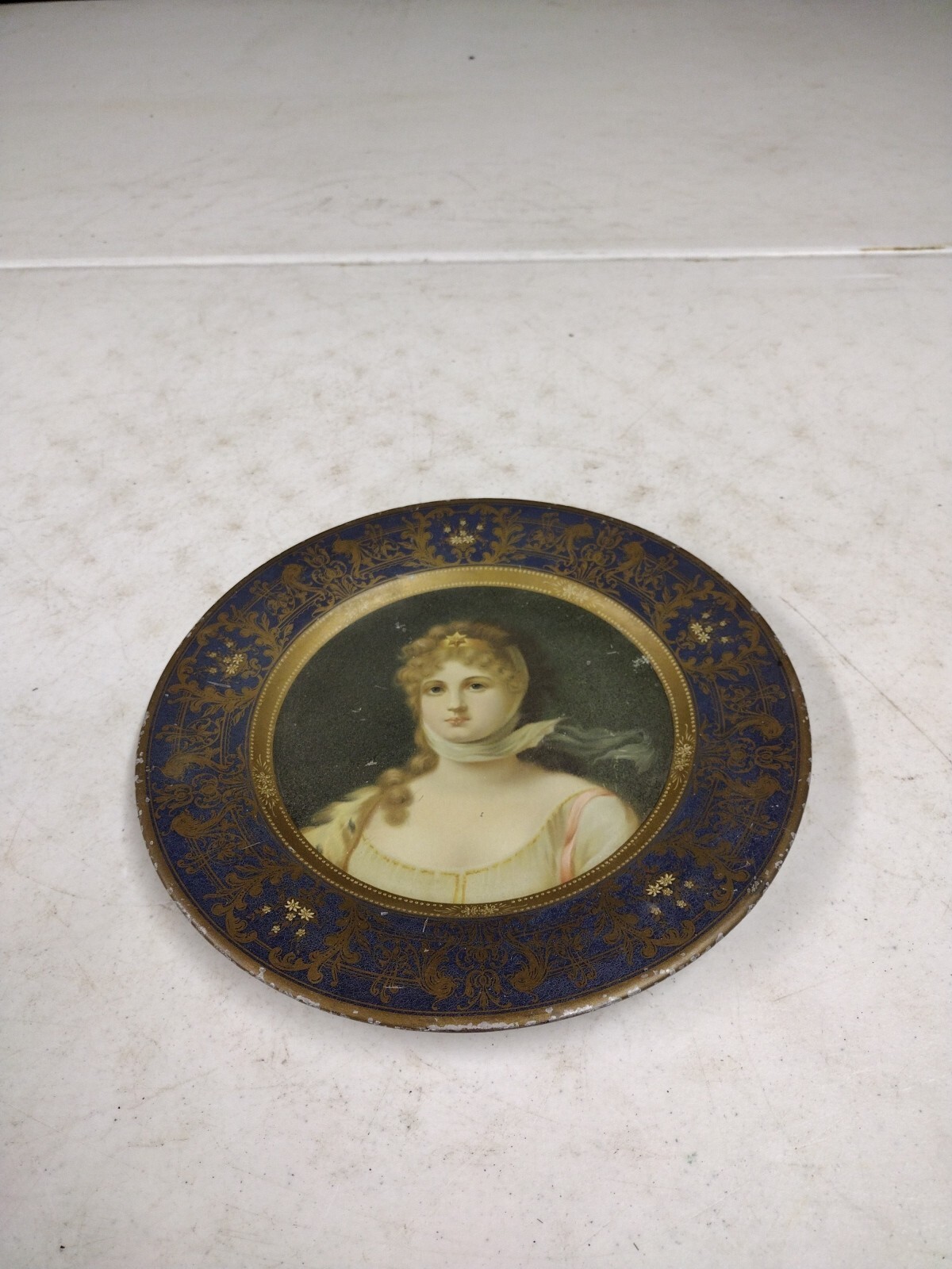 Antique Emerson-Newton Co. Kansas City MO Implement Advertising Vienna Art Plate