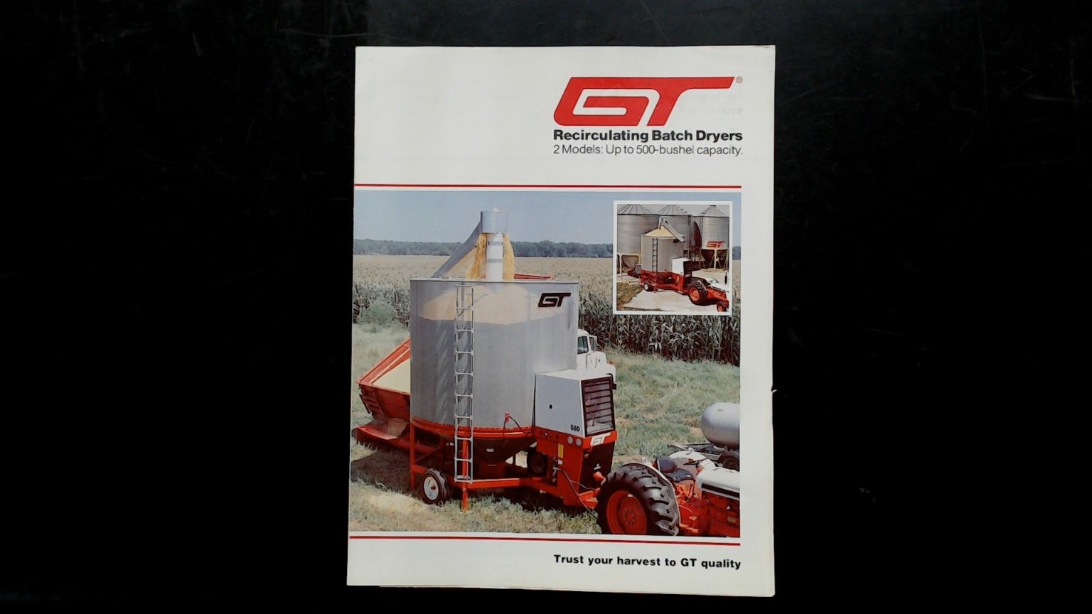GT Recirculating Batch Dryers Brochure Vintage Agricultural Equipment