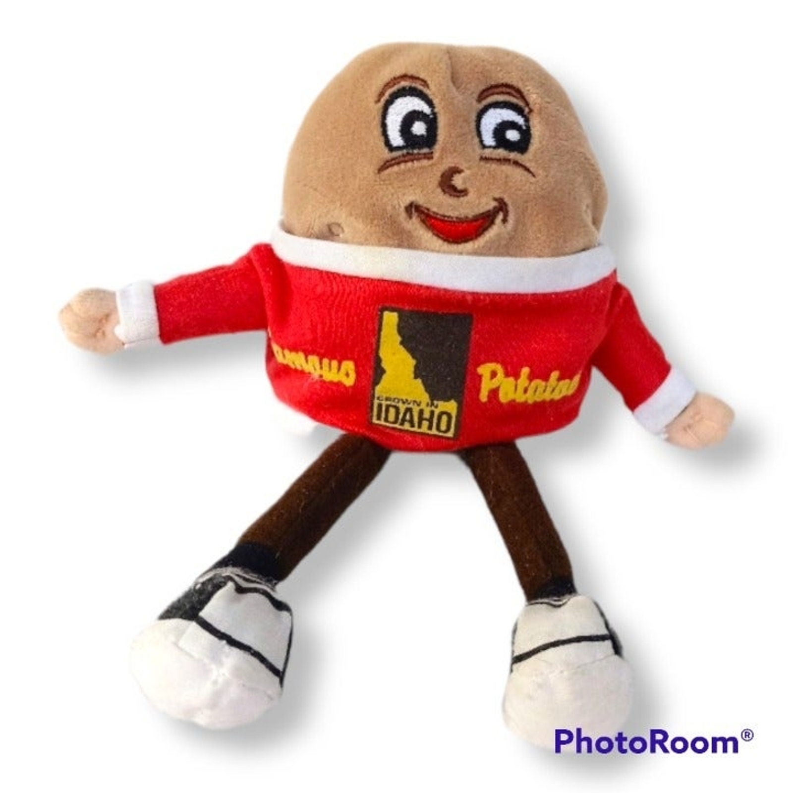 Vtg Official Idaho Potatoes Mascot Spuddy Buddy Plush-Andromorphic-Tourism-9&Prime;