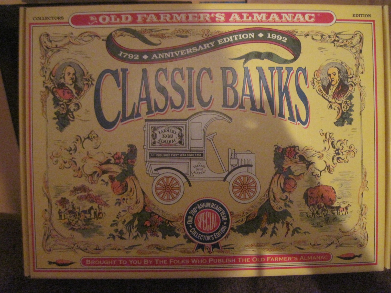 ERTL Farmer&rsquo;s Almanac Horse and Delivery Wagon, Very Good Condition