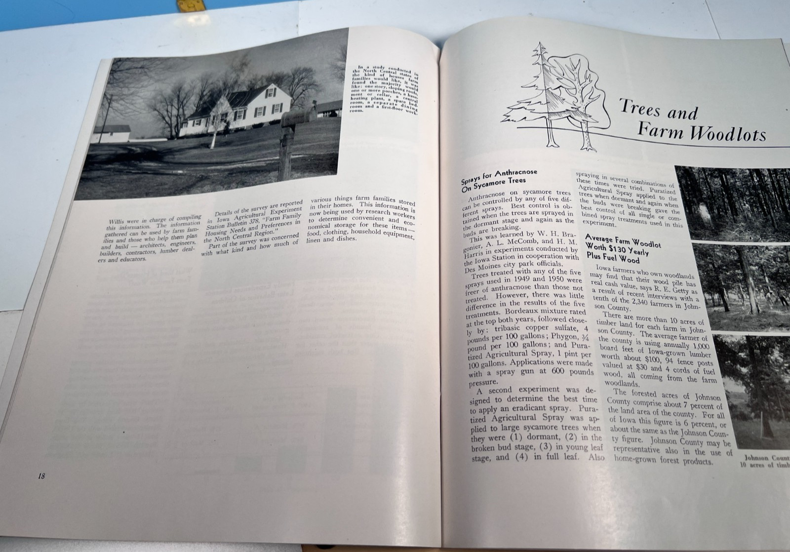 1949-1951 New Findings for Farm Tolk Report of Iowa Agricultural Part II.