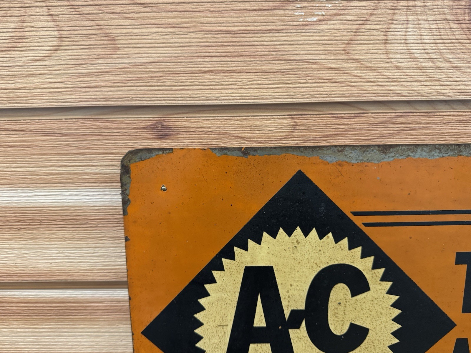 Vintage Allis-Chalmers Tractors & Machinery Dealer Advertising Sign Michigan