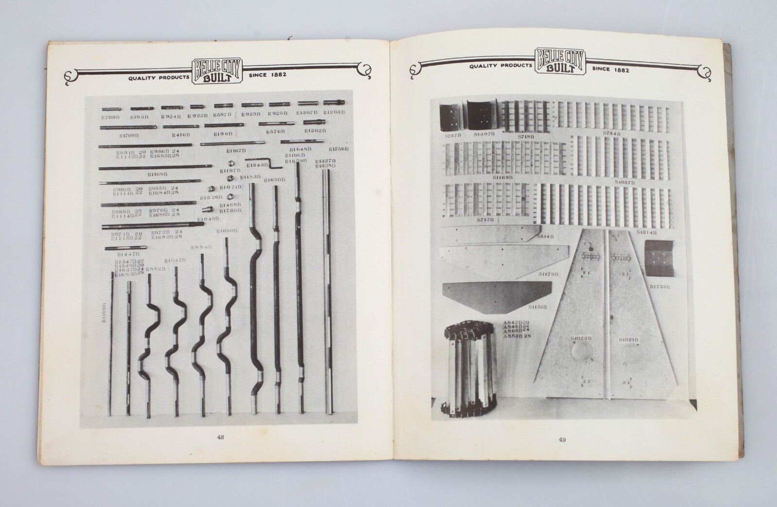 Vintage 1951 Belle City Threshers Repair Parts Catalog Racine Wisconsin