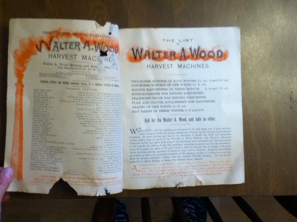 1890s Walter Wood, Portland, OR Agricultural Catalog Vintage Ephemera NY Last