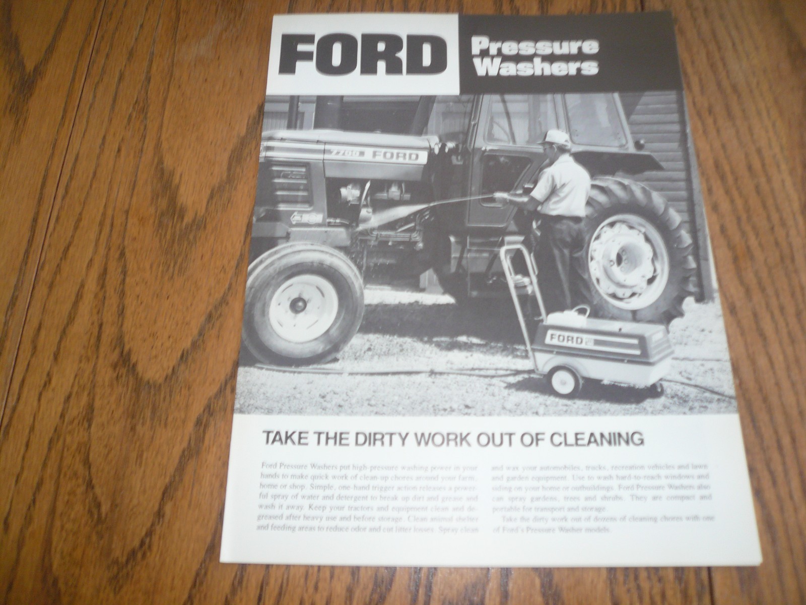 Ford Pressure Washers Sales Brochure – BTC-60 BTC-65 BTC-100 BTC-150 BTC-300