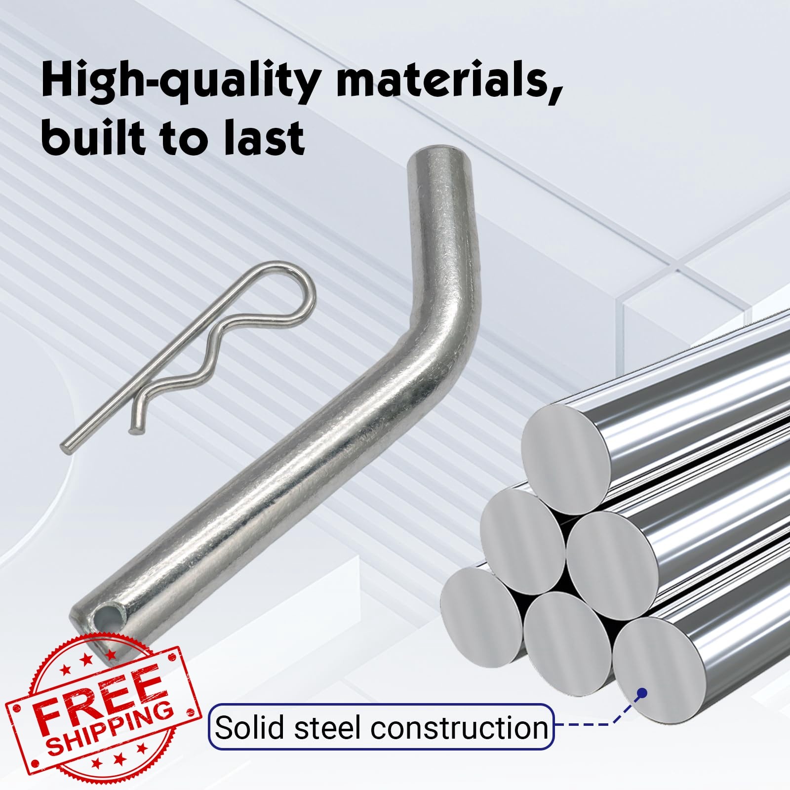 Qjaiune Trailer Hitch Pin 5/8 Inch 1 Pack