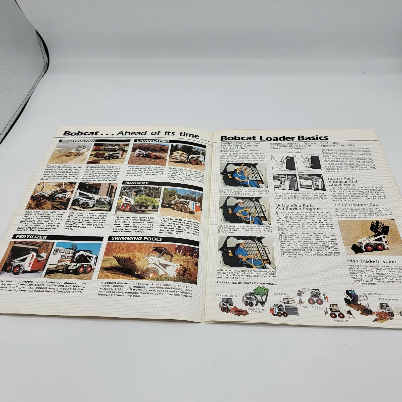 Skid Steer Loaders the Bobcat Line Brochure #2