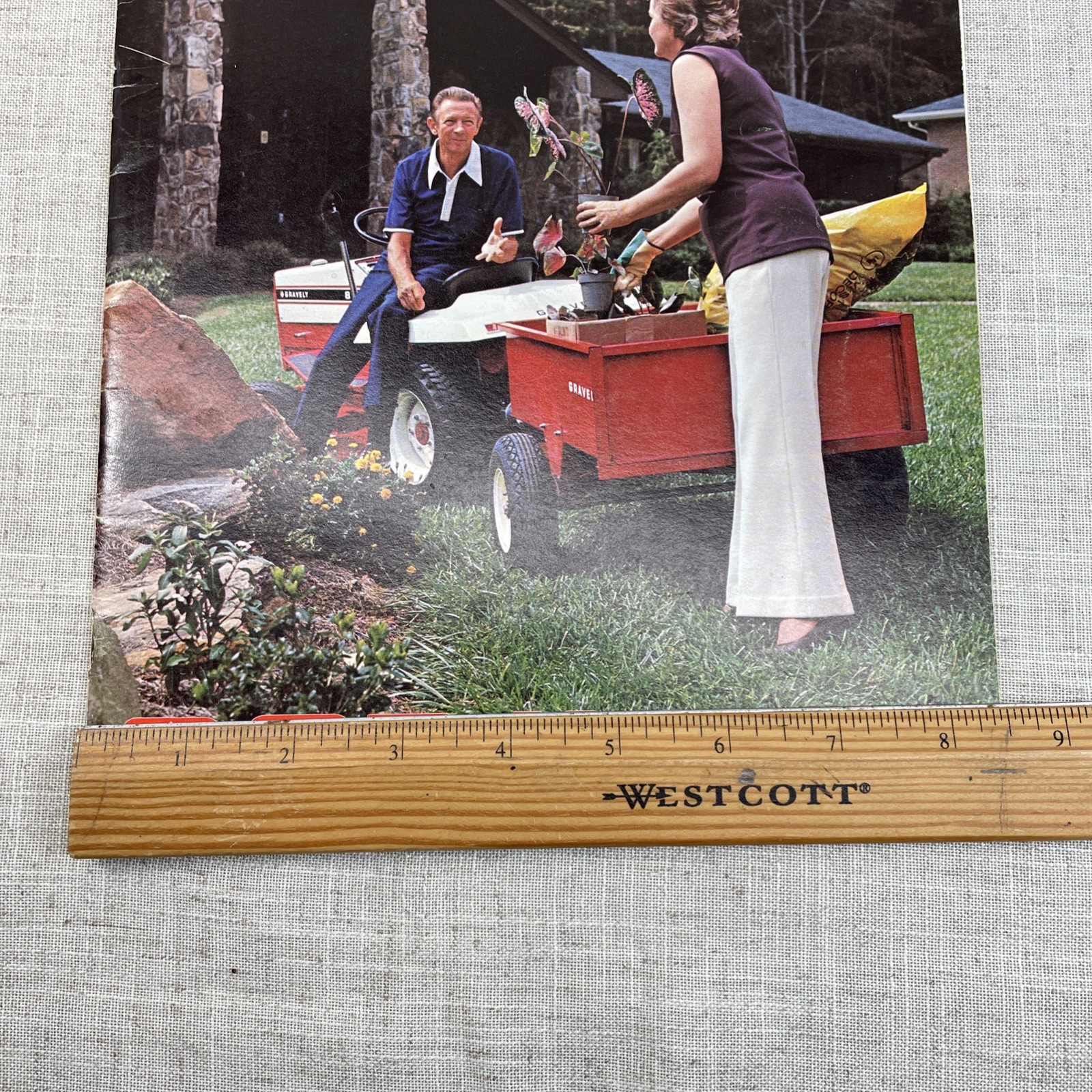 Gravely Garden Tractor Sales Catalog Brochure Vintage 1975 Lawn Equipment