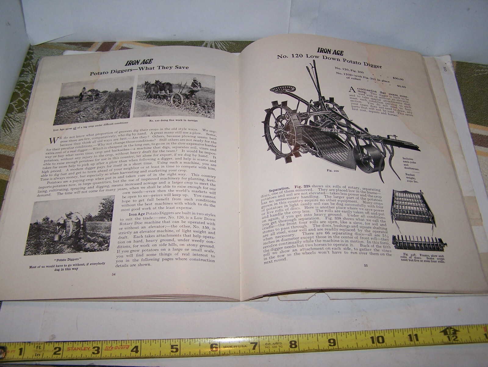 IRON AGE 1910 Full Line Sales Catalog Cultivator Plow Planter Farm Garden NICE!