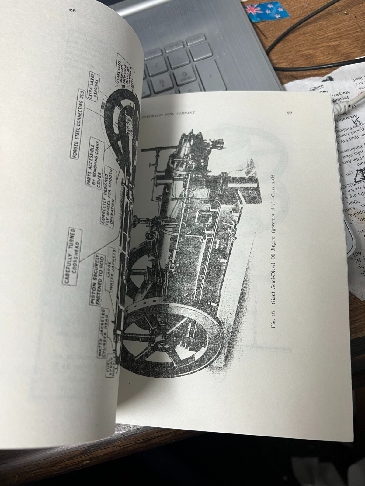 Chicago Pneumatic Giant Semi Diesel oil Engines operating bulletin reprint