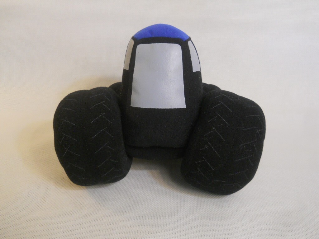 New Holland plush stuffed toy Tractor blue & black 8&Prime; x 8&Prime;