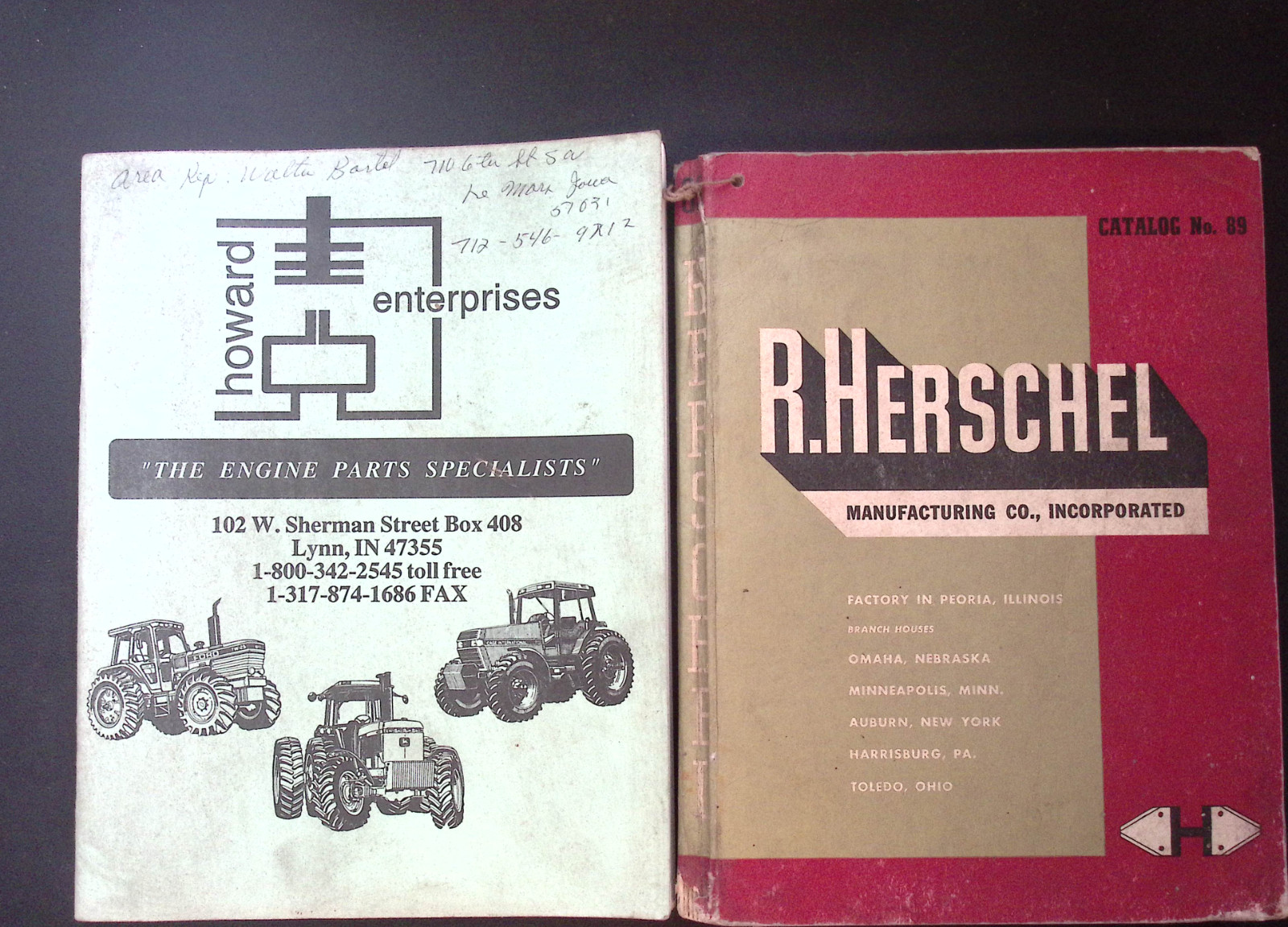 Farm Catalogs Howard Enterprise Herschel Farm and Power John Deere