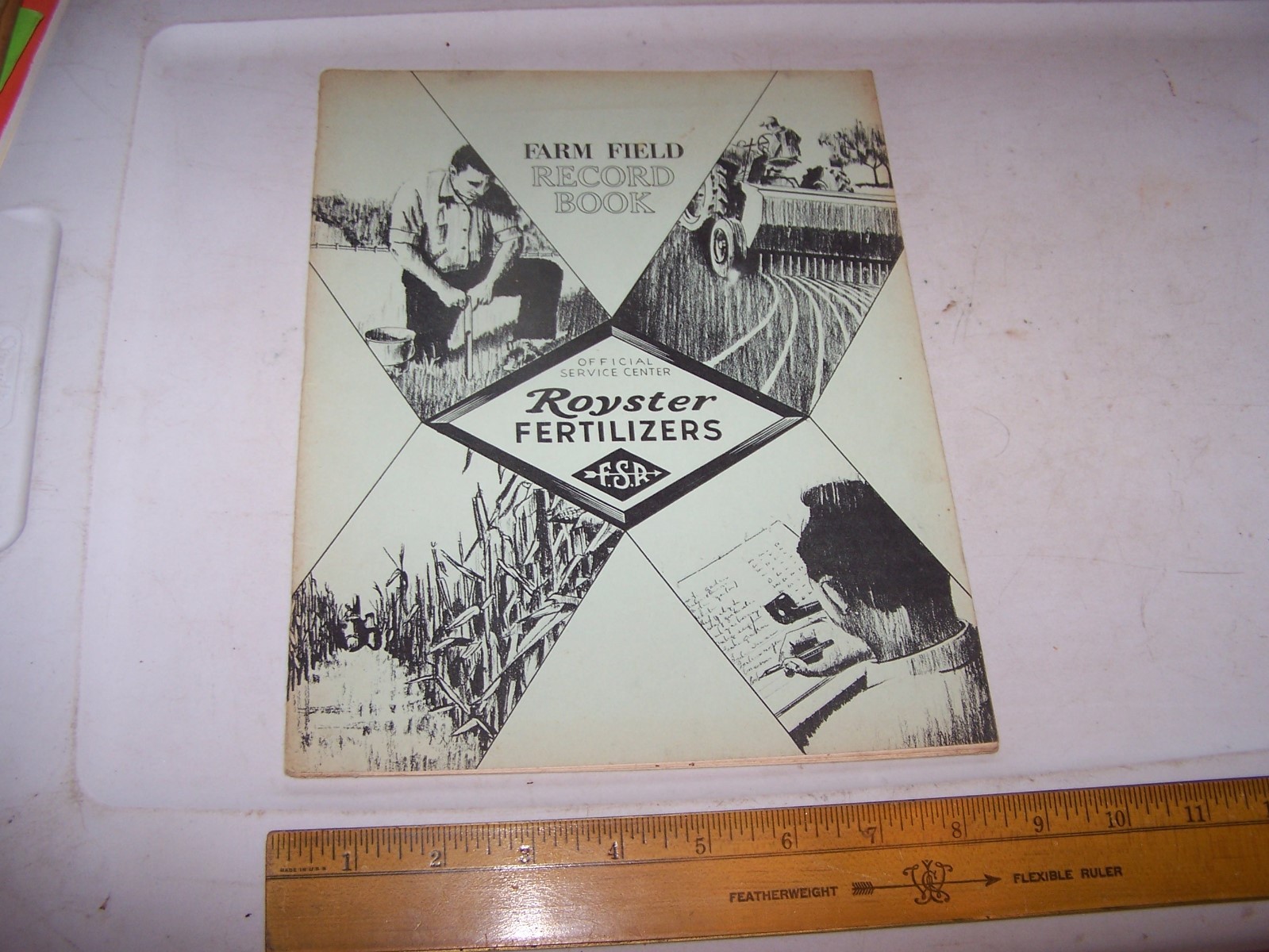 Vintage ROYSTER FERTILIZERS Farm Field Record Book