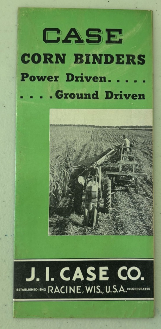 Case Corn Binders For 1946 Brochure DCPA26