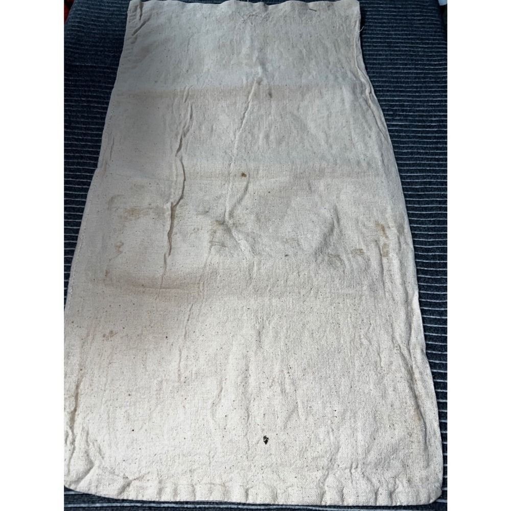 Vintage Bemis Chase Alfalfa Seed Bags Cotton Canvas Farmhouse Decor Lot of 2