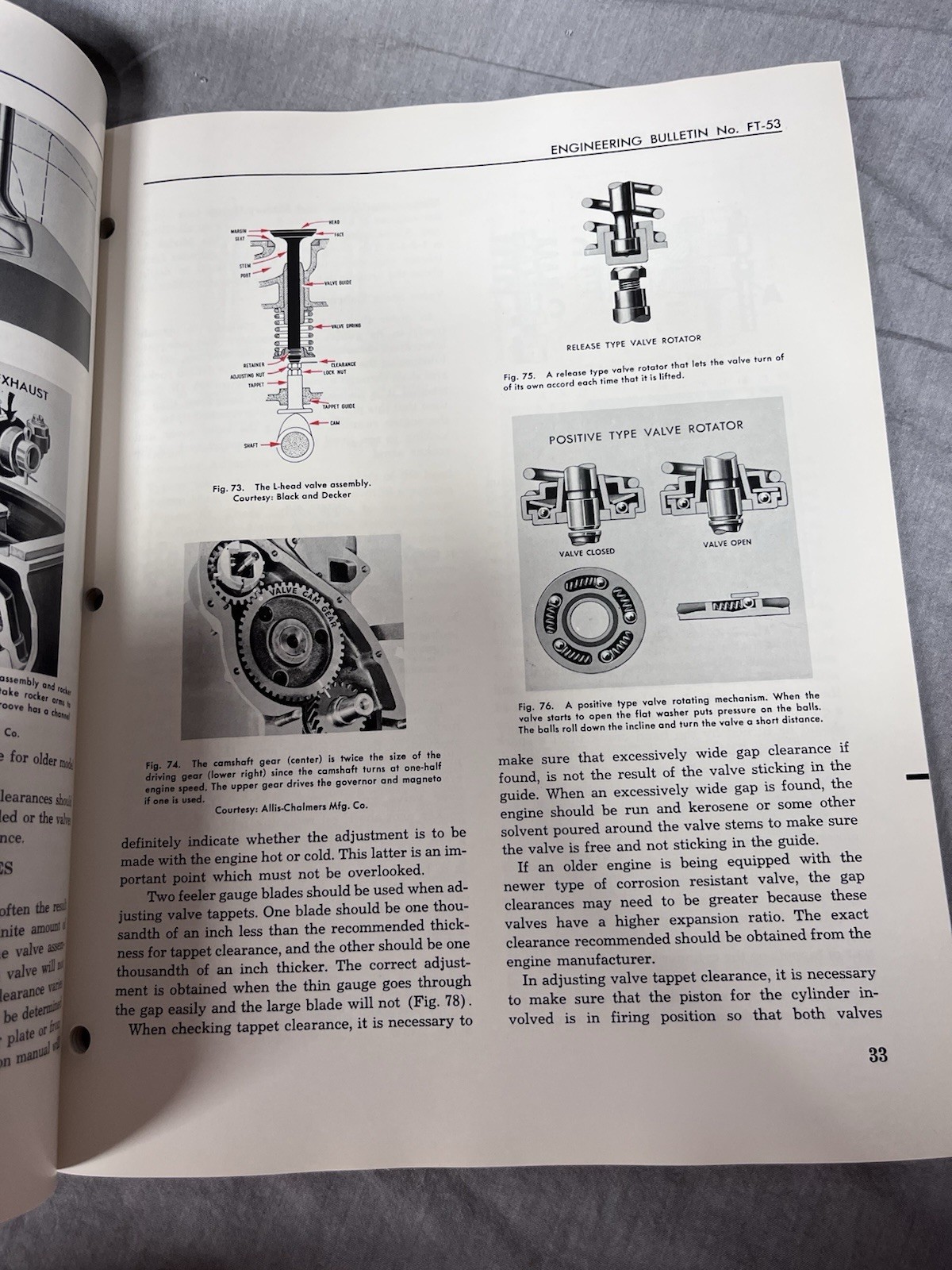 Vintage Standard Oil Division Engineering Bulletin – Farm Tractors