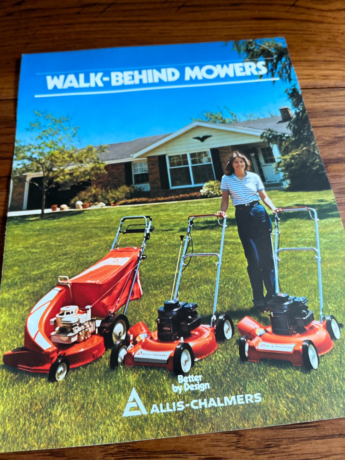 Allis Chalmers Walk Behind Mowers For 1982 Brochure FCCA ver3