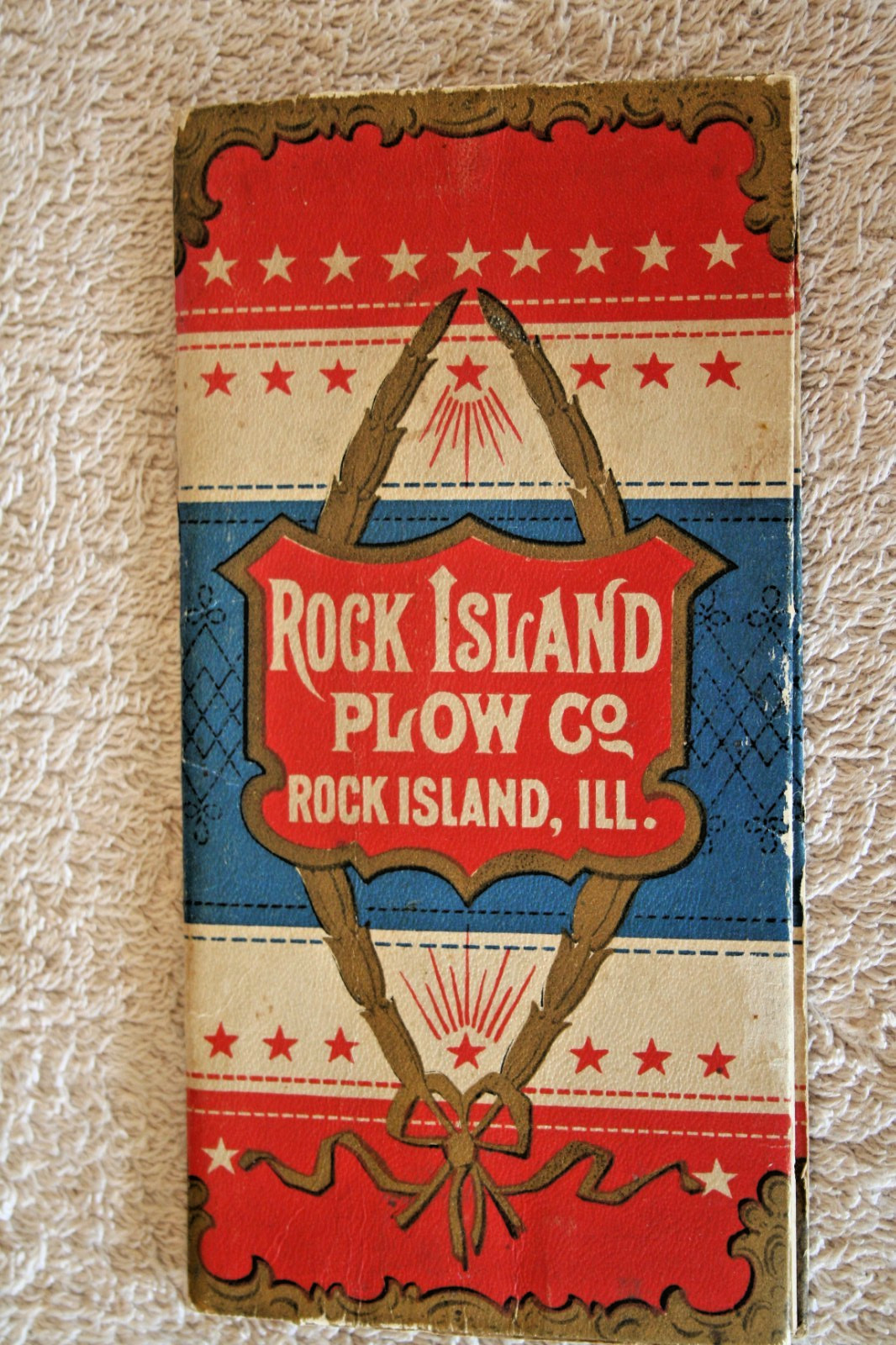 ROCK ISLAND PLOW C0. POCKET LEDGER 1902