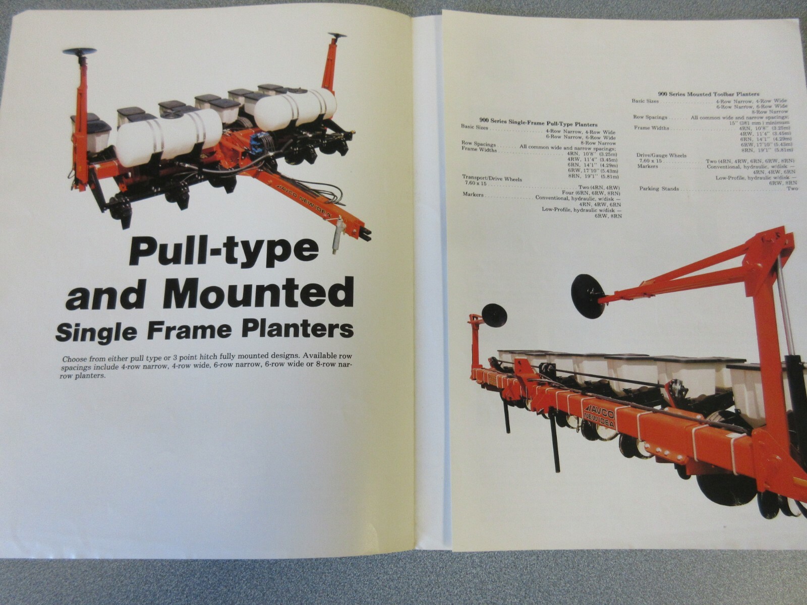 Avco New Idea Planters Sales Brochure