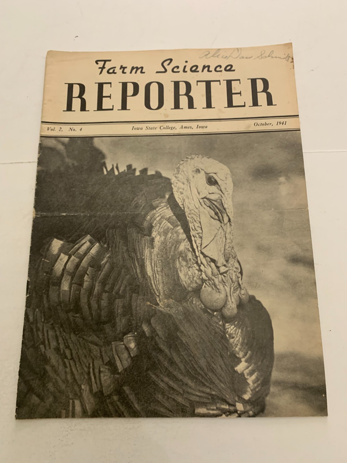 October 1941 Farm Science Reporter Magazine V. 2 N. 4 Iowa State College Ames IA
