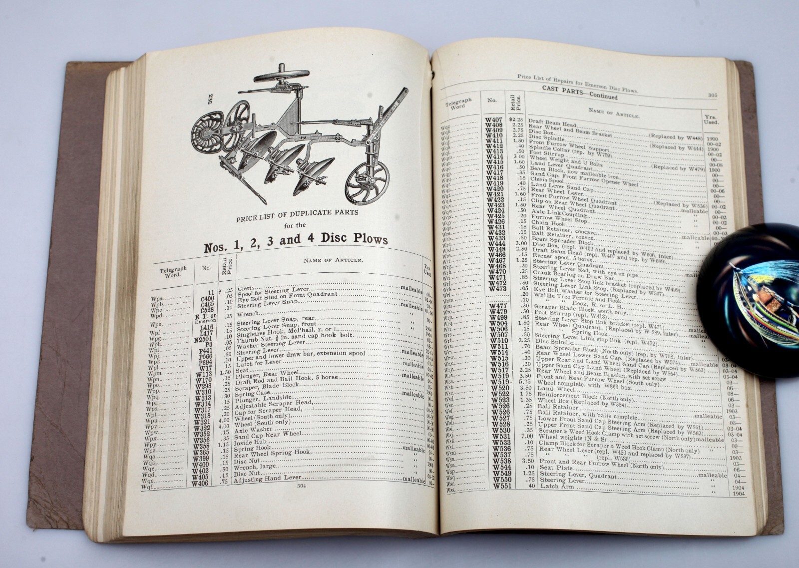 Vintage 1910-11 Emerson Brantingham Farm Implement Catalog and Price List